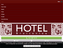 Tablet Screenshot of hotel-breitenlee.at